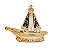 Enfeite Nossa Senhora Aparecida no Barco (5cm) - Imagem 1