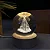 Luminária Nossa Senhora Aparecida com Esfera de Cristal (8cm) - Imagem 2