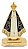 Enfeite Nossa Senhora Aparecida (5cm) - Imagem 1