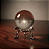 Bola de Cristal com Suporte em Metal (10cm) - Imagem 3