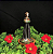 Estátua Orixá Pomba Gira Rosa Caveira (11cm) - Imagem 3