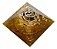 Orgonite Pirâmide Olho de Tigre e Citrino (Sucesso) - Imagem 1