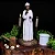 Estátua em Resina Preta Velha em Pé (25cm) - Imagem 3