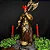 Estátua Orixá Xangô com Machado (35cm) - Imagem 4