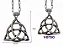 Colar Triqueta Celta Wicca com Corrente (3cm) - Imagem 3