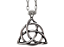 Colar Triqueta Celta Wicca com Corrente (3cm) - Imagem 1
