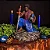 Escultura Ogum na Rocha com Espada (20cm) - Imagem 4