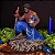 Escultura Ogum na Rocha com Espada (20cm) - Imagem 5