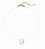 Colar Choker Espírito Santo em Madrepérola com Fio de Nylon - Imagem 1