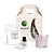 Kit Presente com Porta Velas, Cera Vegetal e Essência (Bamboo) - Imagem 1