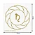 Placa Radiônica Turbilhão com Saturno (PVC) - Imagem 4