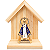 Mini Altar em Madeira com Nossa Senhora Aparecida (15cm) - Imagem 1