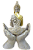 Estátua Mãos de Buda Meditando (21cm) - Imagem 2