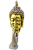 Estátua Busto de Buda Abençoando (16cm) - Imagem 1