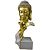 Estátua Busto de Buda Silêncio (18cm) - Imagem 1