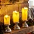 Trio de Velas com Castiçal Dourado (LED) - Imagem 4