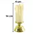 Trio de Velas com Castiçal Dourado (LED) - Imagem 5