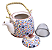 Bule de Chá com Alça e Infusor (900ml) Flores - Imagem 4