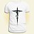 Camiseta Católica Feminina Jesus Crucificado - Imagem 1
