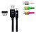 CABO DE DADOS USB TIPO-C EMBORRACHADO COLORIDO 1.2 METROS KAPBOM - Imagem 1