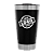 Copo Térmico Liso Preto Com Tampa Para Personalização 473ml - Imagem 1