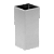 Copo Inox Quadrado Cromado Liso - Imagem 1