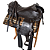 Sela de cavalo Australiana couro legítimo ferragens aço inox - Imagem 1