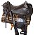 Sela de cavalo Australiana couro legítimo ferragens aço inox - Imagem 2
