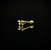 Piercing de cobra liso banhado a ouro - Imagem 2
