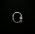 Piercing ponto de luz rosa bebê nostril - Imagem 1