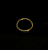 Argola Dourada Lisa Titânio - Imagem 1