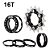 Adaptador Single Speed 16 Dentes Mtb Dirt Jump Bmx Cog K7 - Imagem 1