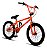 Bicicleta Bmx Aro 20 Pro-x Laranja Neon Pneu Balão Serie 5 - Imagem 5