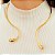 Colar Orgânico Ouro 132mm - La Jenni - Imagem 2