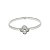 Bracelete Prateado Trevo - La Jenni - Imagem 1