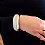Maxi Bracelete Bold Prateado 78mm - La Jenni - Imagem 2