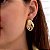 Brinco Dourado Mineral 30mm - La Jenni - Imagem 2