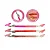 Lápis Labial Mia Make com Apontador Cor 01/02/03 - Imagem 3