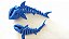 ESQUELETO TUBARÃO GRANDE AZUL - Imagem 1