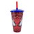 COPO 600 ML C/TPA E CANUDO SPIDER - Imagem 1