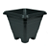 VASO QUADRADO N 22 PRETO - Imagem 1