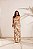 Vestido Longo Floral Abstrato - Imagem 1