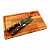 Kit para Churrasco Personalizado - Tábua e Talheres de Inox (23x39 cm) - Imagem 2