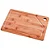 Tábua Retangular Bamboo Personalizada 30cm x 20cm - Imagem 1