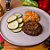 Burguer de carne com cebola caramelizada, abobrinha e arroz integral com cenoura - 320g - Imagem 1