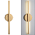 Arandela Luminária De Parede Perfil Led Linear Indireta 10w Branco Neutro Dourado - Imagem 1