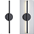 Arandela Luminária De Parede Perfil Led Linear Indireta 10w Branco Neutro Preto - Imagem 1
