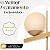 Pendente Teto Jabuticaba Para Sala/Mesa de Jantar Com 3 globos Vidro 15 cm Dourado - Imagem 7