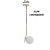 Lustre Pendente Jabuticaba Inclinado Globo 15 cm Dourado 110v/220v - Imagem 5