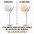 Abajur Luminária de Mesa Moon Inclinado Com Globo Vidro 15 cm Branco - Imagem 3
